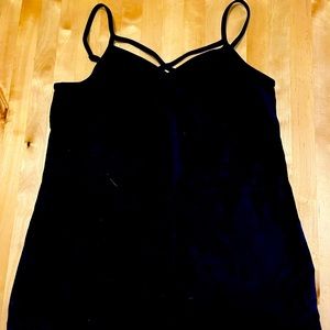 Black Torrid Tank, crisscross front